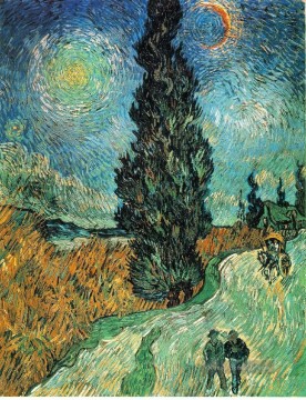Zypressenweg 2 Vincent van Gogh Ölgemälde